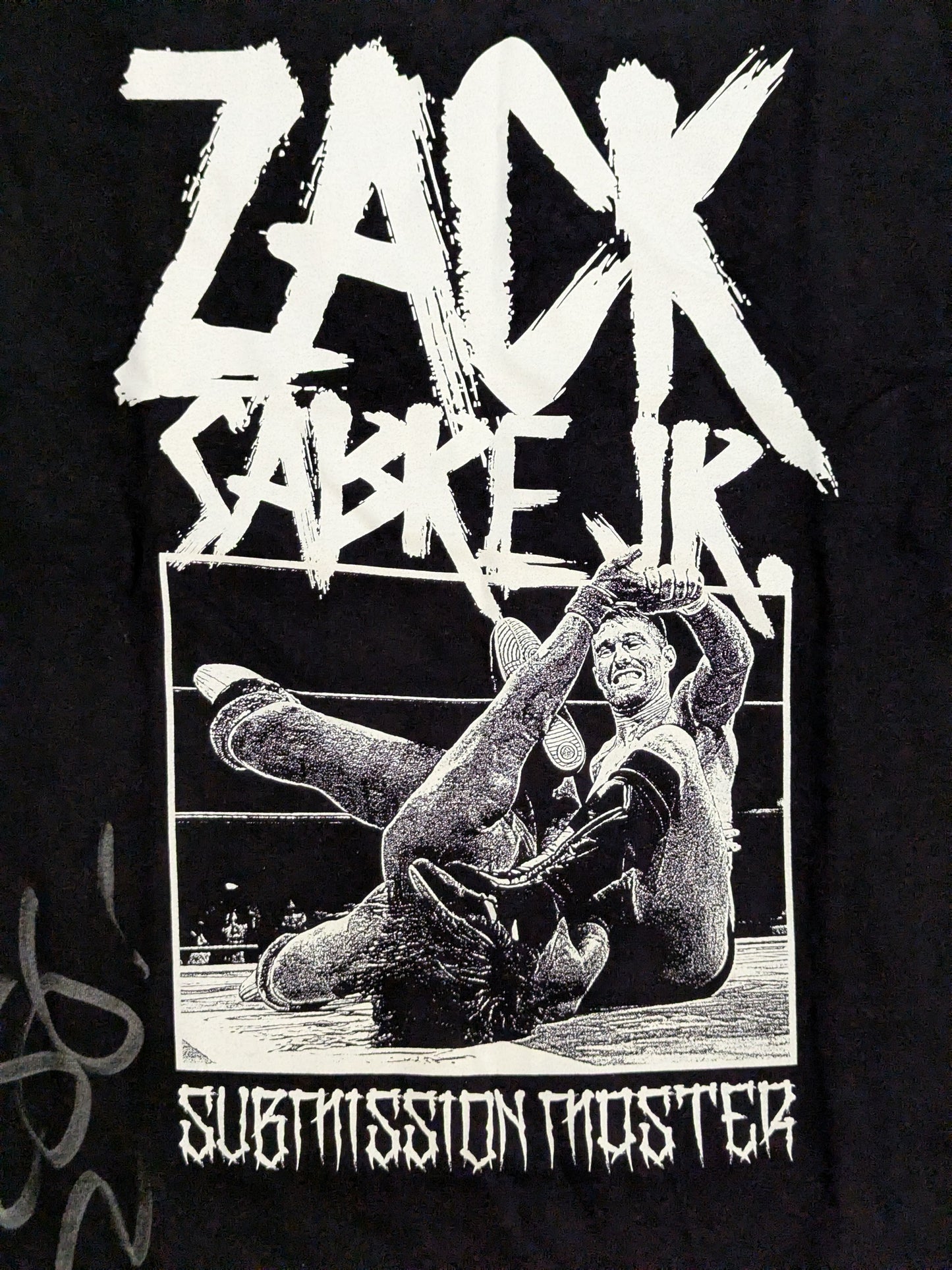 【hand signed autograph】 Zack Sabre Jr .「 SUBMISSION MOSTER" T-shirt