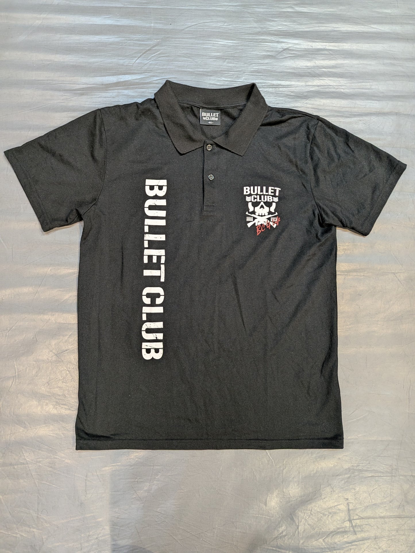BULLET CLUB × Avale 'BC-4 Life' Polo Shirt (3) (Black)