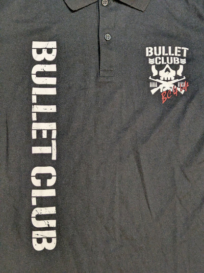 BULLET CLUB × Avale 'BC-4 Life' Polo Shirt (3) (Black)