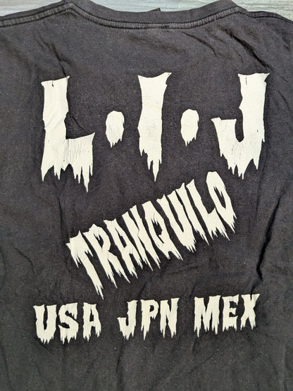 L.I.J T-Shirt (3) (Black×White)