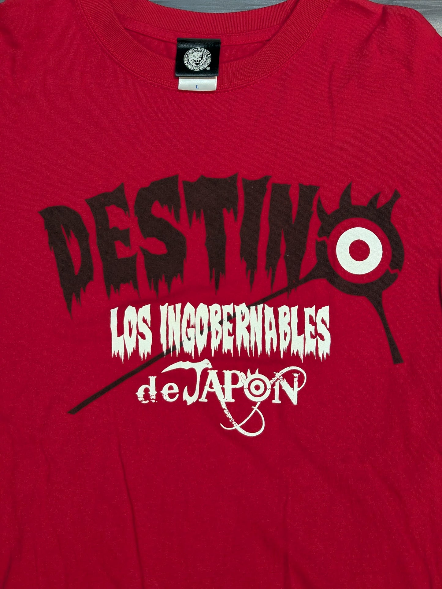 内藤哲也「DESTINO」Tシャツ(レッド)