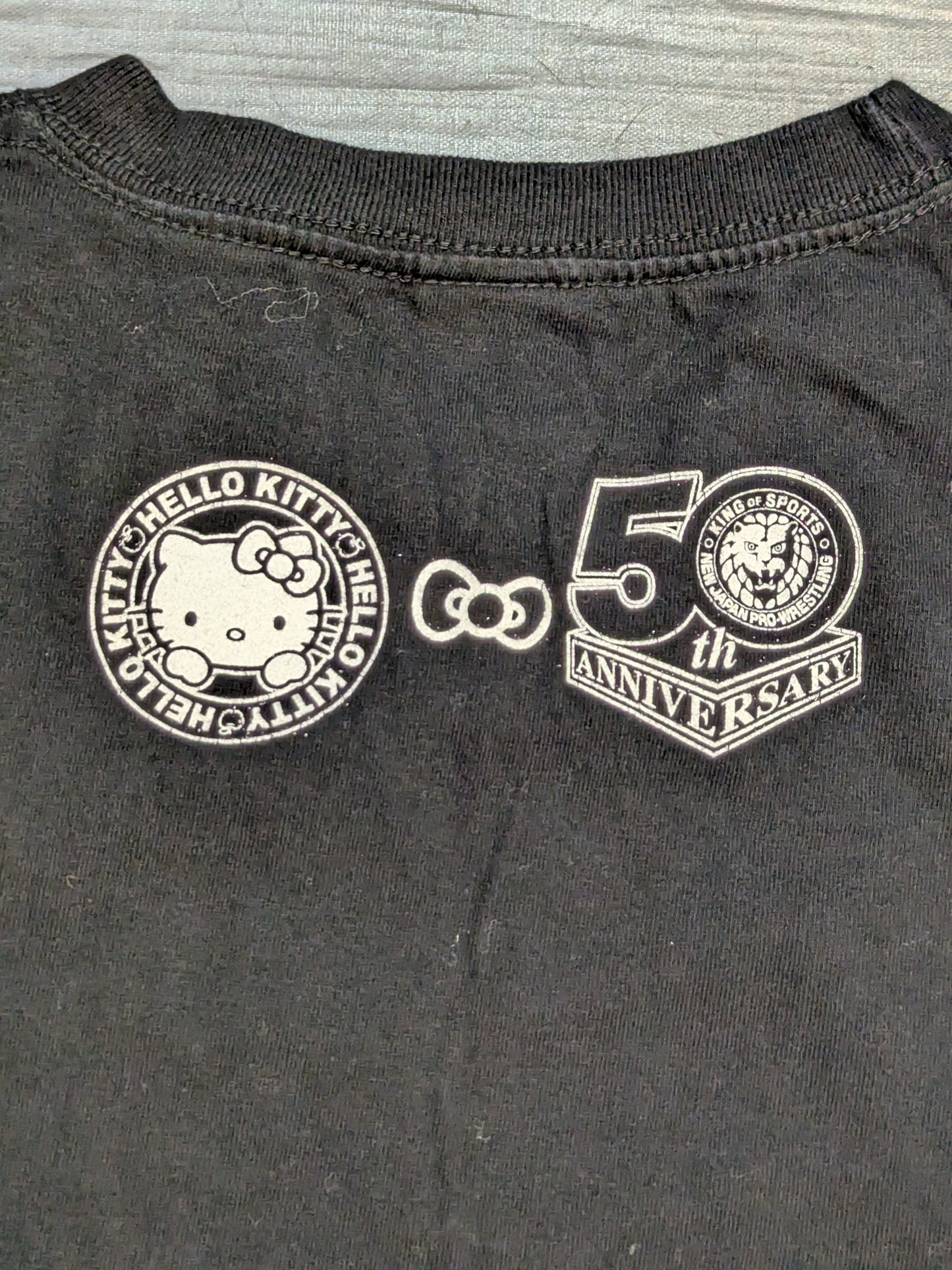 Hello Kitty ×New Japan Pro Wrestling  "50th Anniversary" Collaboration T-Shirt
