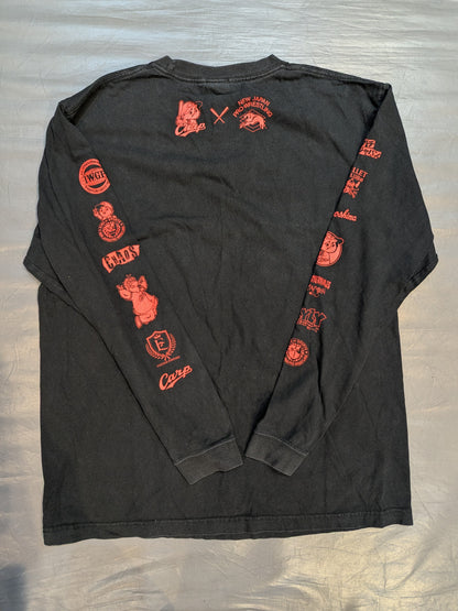 Hiroshima Toyo Carp ×New Japan Pro Wrestling  Long Sleeve T-Shirt