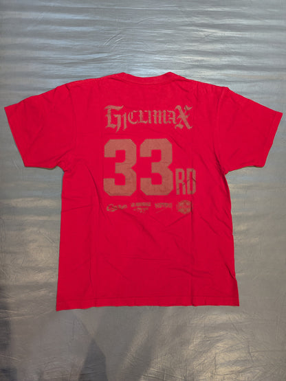 Hiroshima Toyo Carp × Tetsuya Naito "BATTER NAITO" Collaboration T-Shirt (Red)