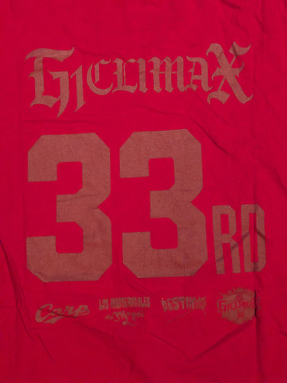 Hiroshima Toyo Carp × Tetsuya Naito "BATTER NAITO" Collaboration T-Shirt (Red)