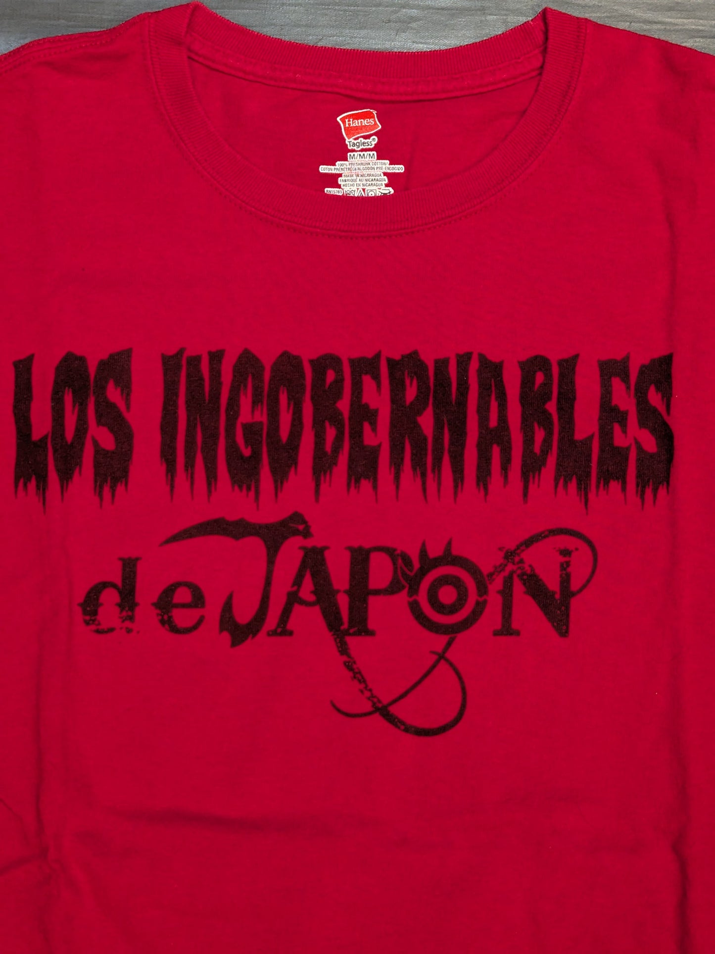 L・I・J Tシャツ(レッド×ブラック)