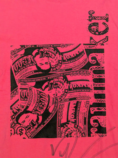 【hand signed autograph】 Kazuchika Okada " bookoo bucks T-shirt