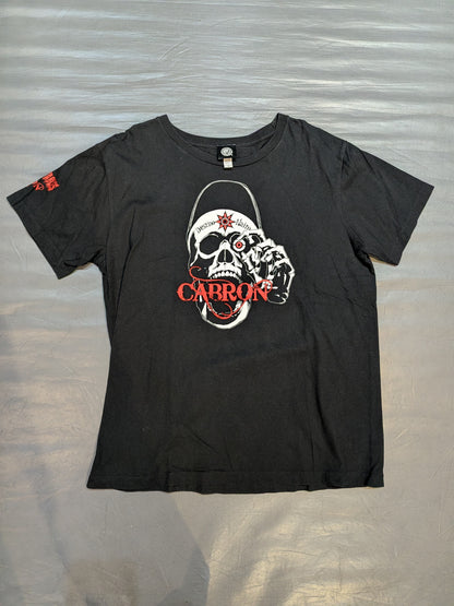 内藤哲也「CABRON スカルイラスト」Tシャツ
