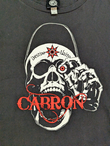 内藤哲也「CABRON スカルイラスト」Tシャツ