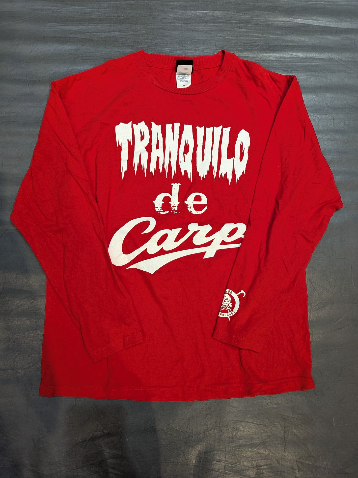 広島東洋カープ×内藤哲也「TRANQUILO de Carp」ロングスリーブTシャツ(レッド)