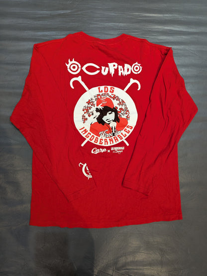 広島東洋カープ×内藤哲也「TRANQUILO de Carp」ロングスリーブTシャツ(レッド)