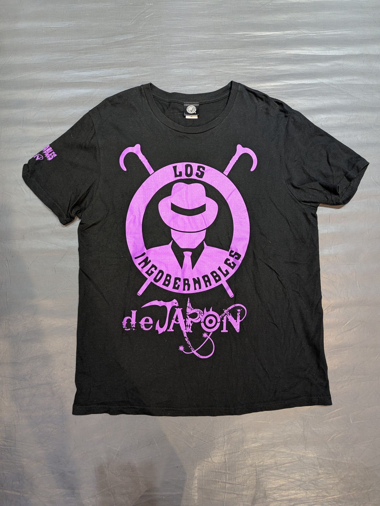 L・I・J Tシャツ(ブラック×パープル)