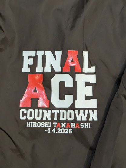 棚橋弘至「FINAL ACE COUNTDOWN」コーチジャケット(シールブラウン）