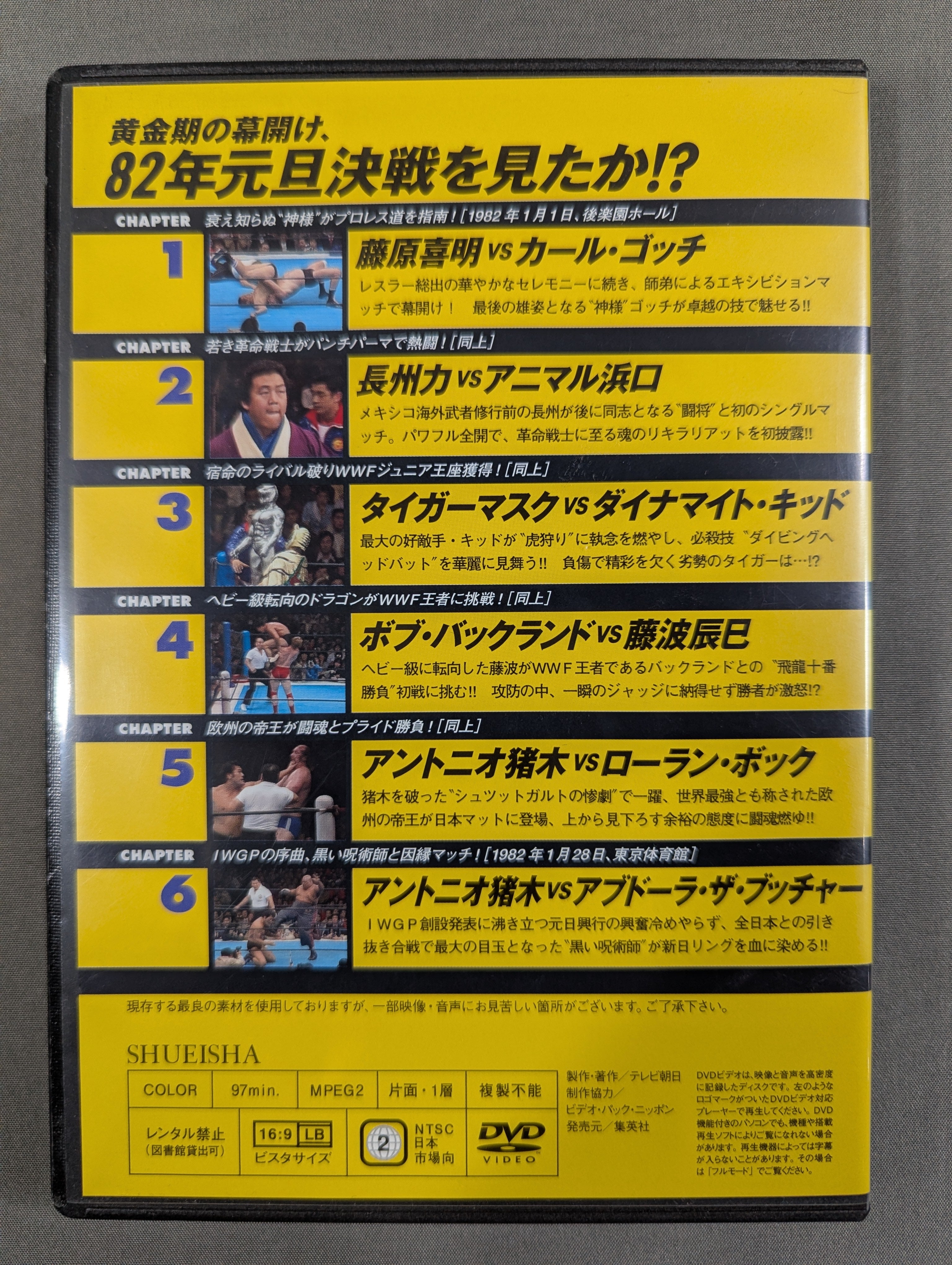 燃えろ！新日本プロレスDVDコレクション　計18巻セット 燃えろ!新日本プロレス vol.18 – 闘道館