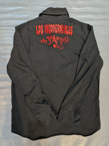 L.I.J Stretch Black Denim Shirt