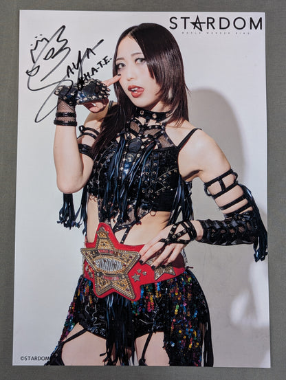 Saya Kamitani  hand signed autograph  Starda Mu Pro-Photo (C-8)