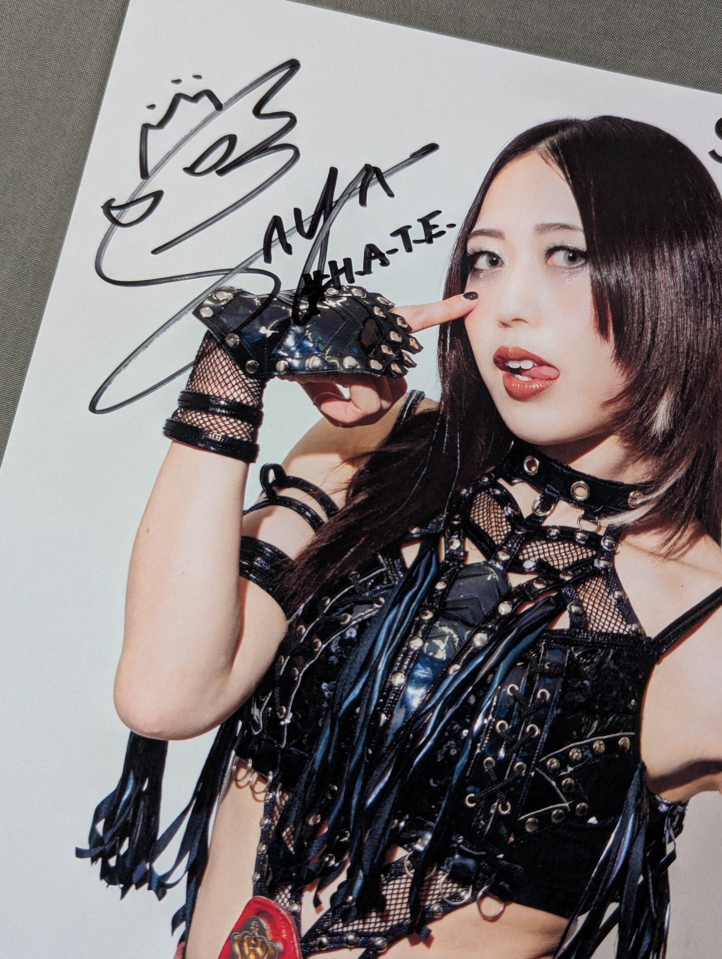 Saya Kamitani  hand signed autograph  Starda Mu Pro-Photo (C-8)