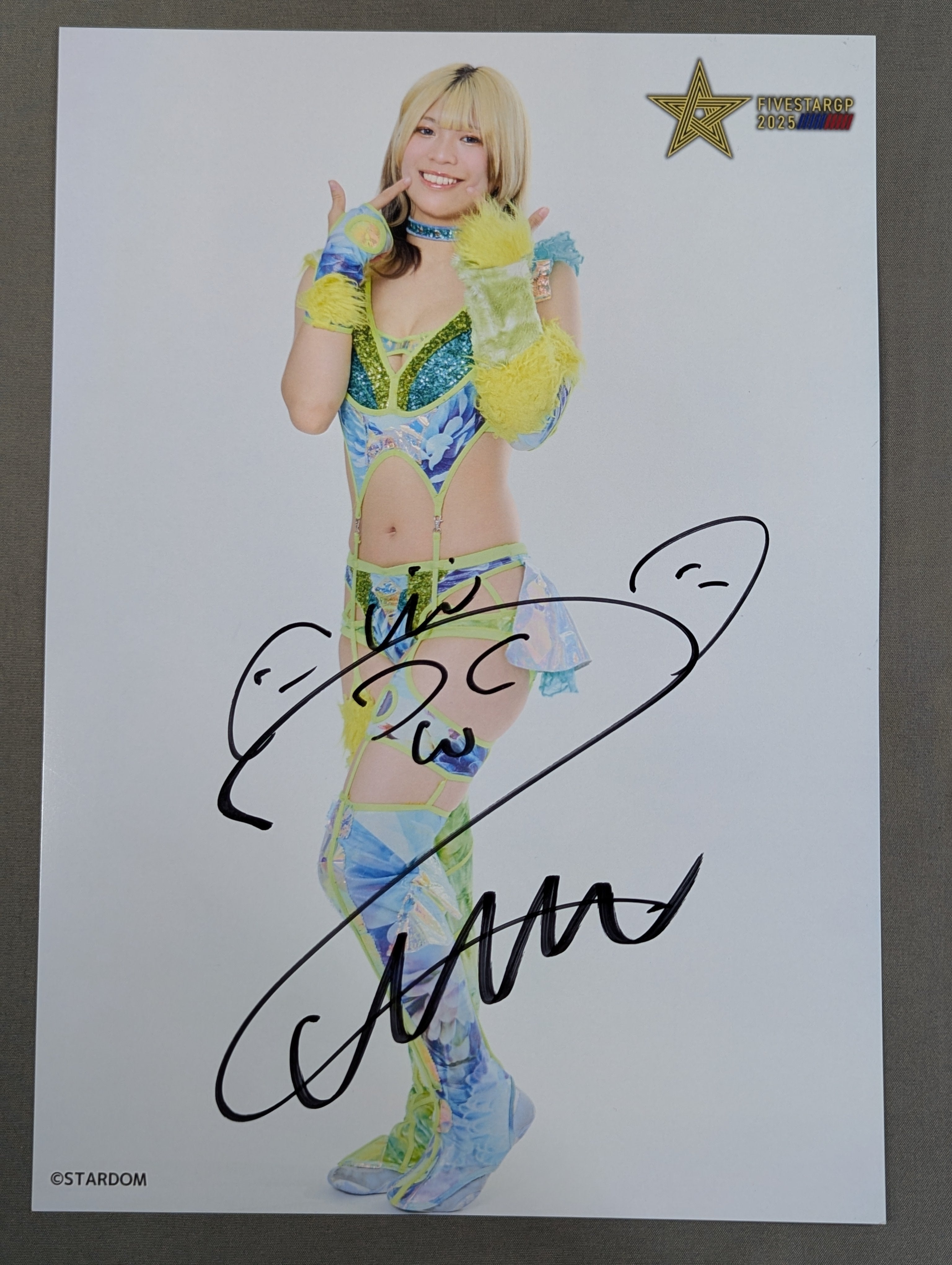 ☆お渡し会☆ 羽南 直筆サイン入り スターダムポートレート(F-7) – 闘道館