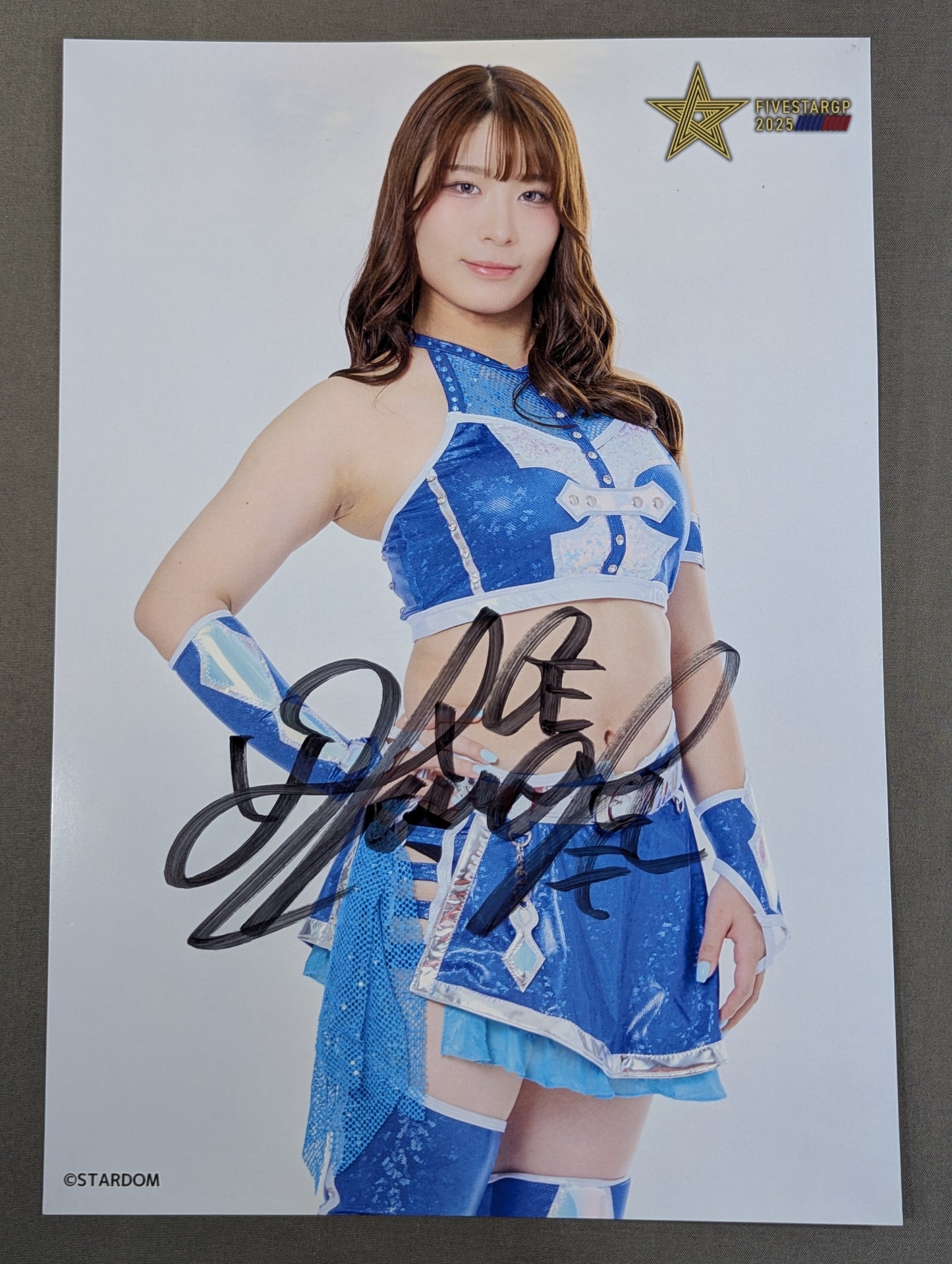 ★ Handover Event ★ HINA  hand signed autograph Stardom Pro-Photo (F-6)
