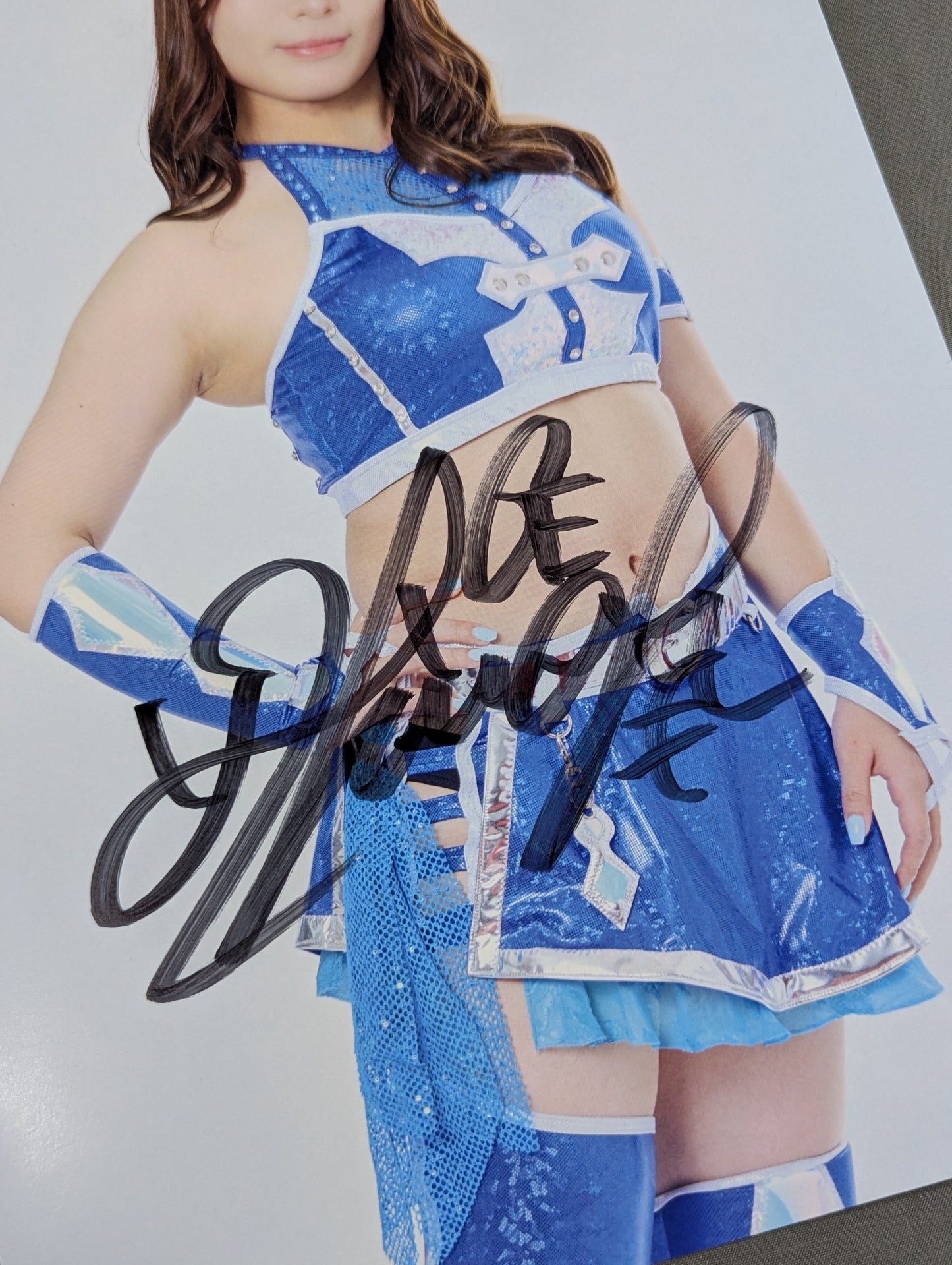 ★ Handover Event ★ HINA  hand signed autograph Stardom Pro-Photo (F-6)