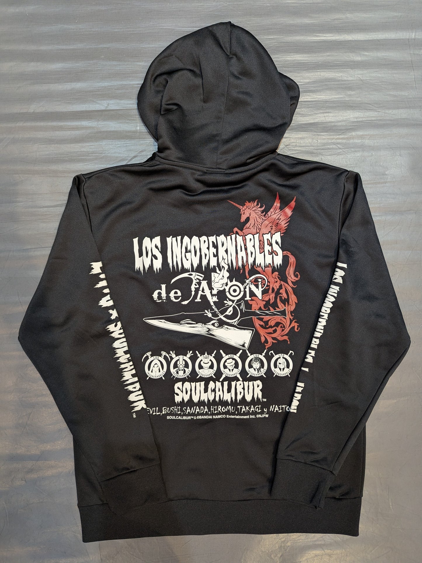L.I.J. × Soul Caliber Dry Jersey with Hood (Black× White)