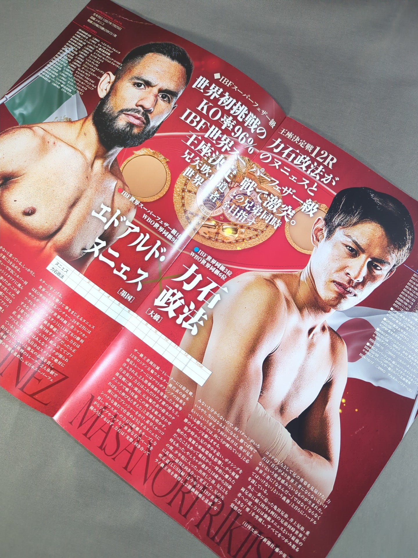 THE WORLD DOUBLE TITLE MATCH