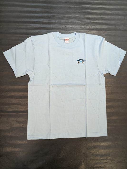 家出レスラー  Tシャツ(刺繍・ライトブルー)