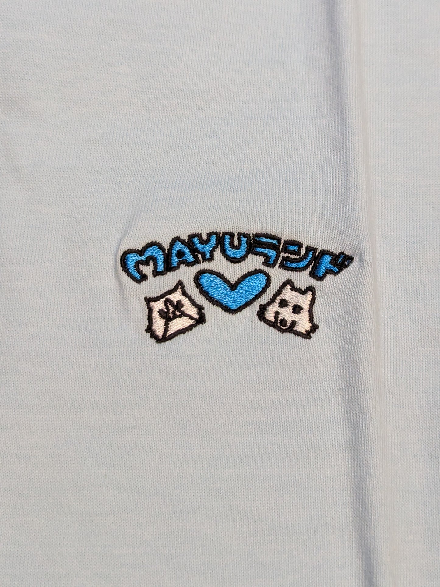 家出レスラー  Tシャツ(刺繍・ライトブルー)