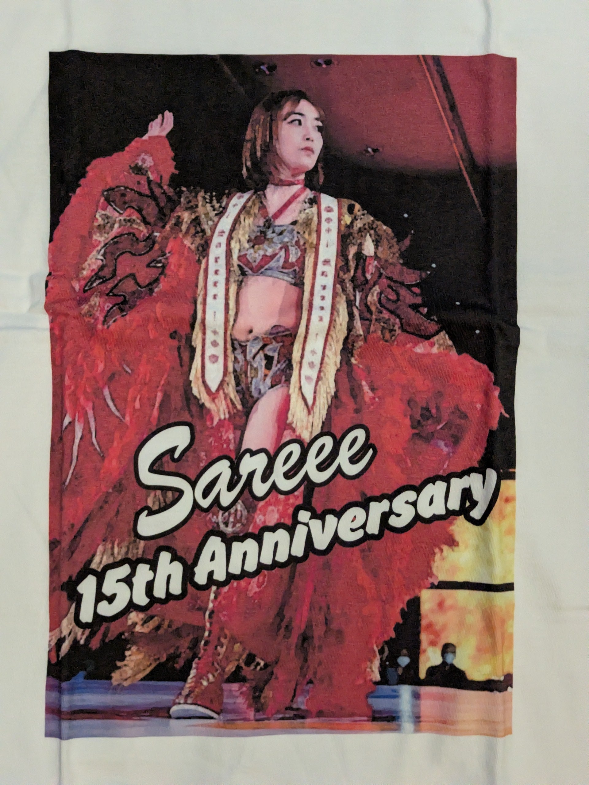 Sareee　デビュー15周年記念Tシャツ　Lサイズ　＆大会パンフレット Sareee「15周年記念」Tシャツ(ホワイト) – 闘道館