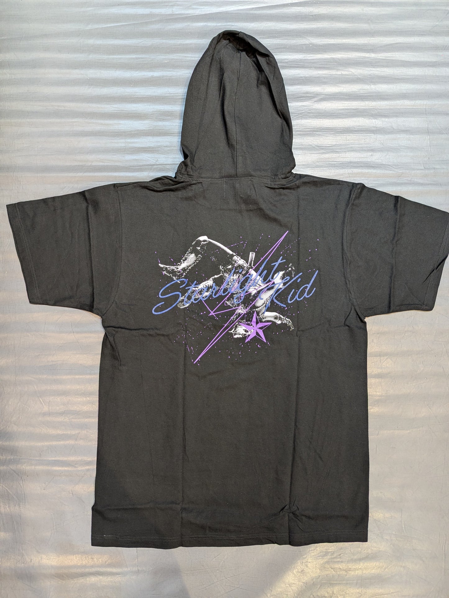HTML ZERO3× STARDOM STARLIGHT KID  Collaboration T-Shirt (Black Hoodie)