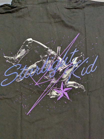 HTML ZERO3× STARDOM STARLIGHT KID  Collaboration T-Shirt (Black Hoodie)