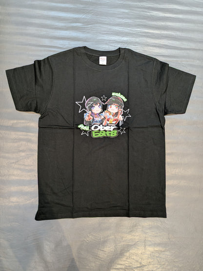 上福ゆき＆上原わかな「Ober Eats」イラストTシャツ