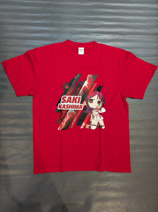 スターダム×FAVESTAR! オンラインくじ「鹿島沙希」描き起こしイラストTシャツ