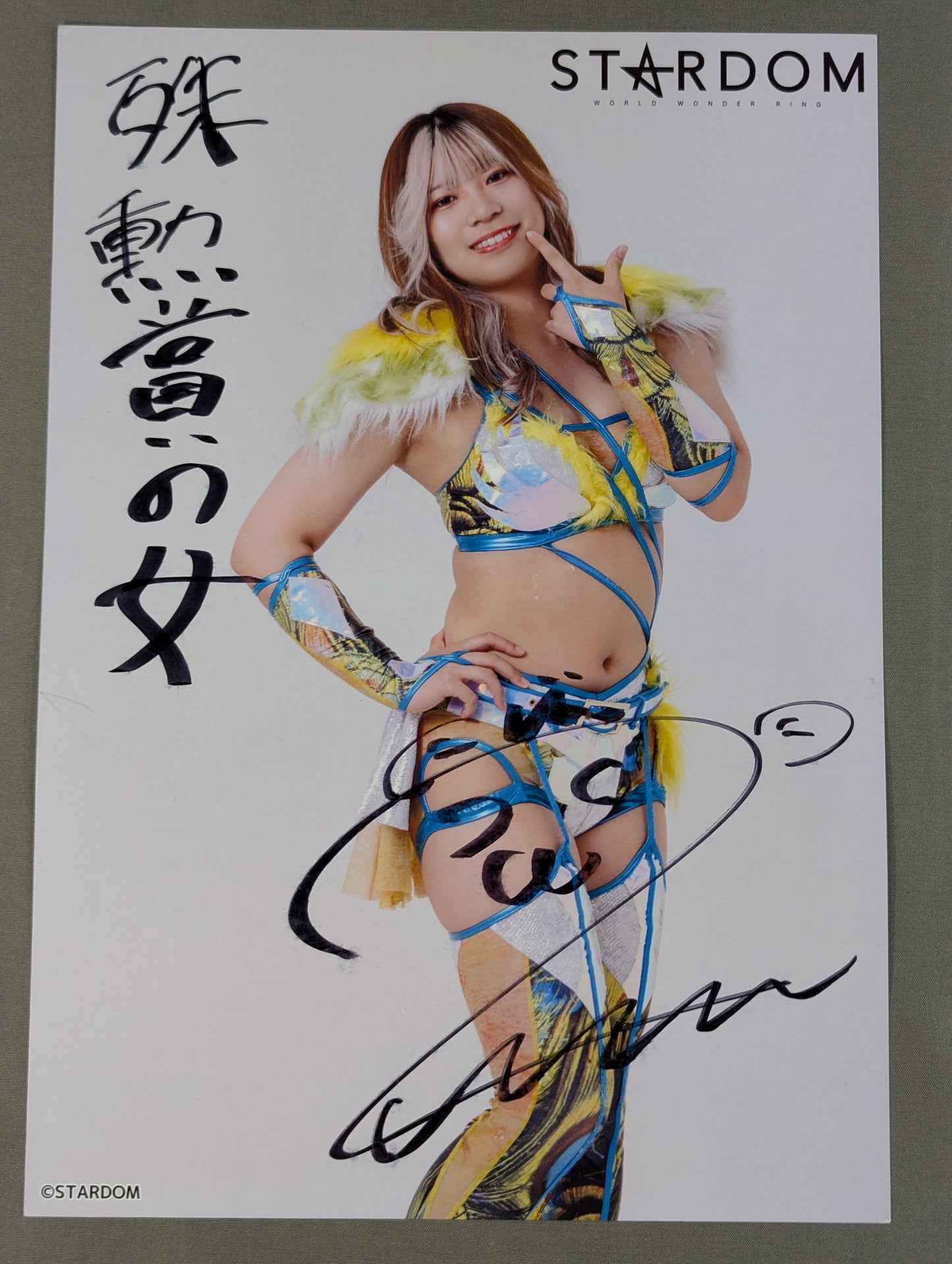 HANAN  hand signed autograph  Starda Mu Pro-Photo (F-8)