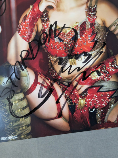 Utami Hayashishita  hand signed autograph  Starda Mu Pro-Photo (W-2)