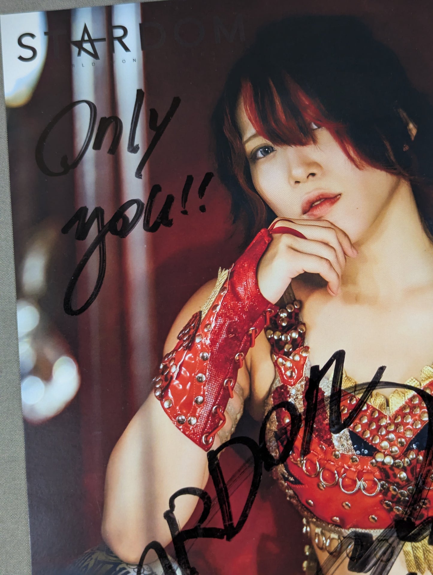 Utami Hayashishita  hand signed autograph  Starda Mu Pro-Photo (W-2)