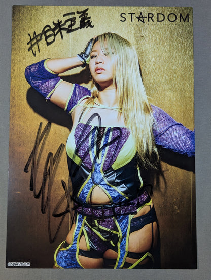 Momo Watanabe  hand signed autograph  Starda Mu Pro-Photo (M-2)
