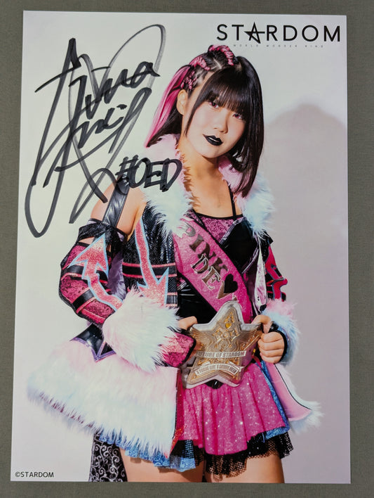 RINA  hand signed autograph  Starda Mu Pro-Photo (C-5)