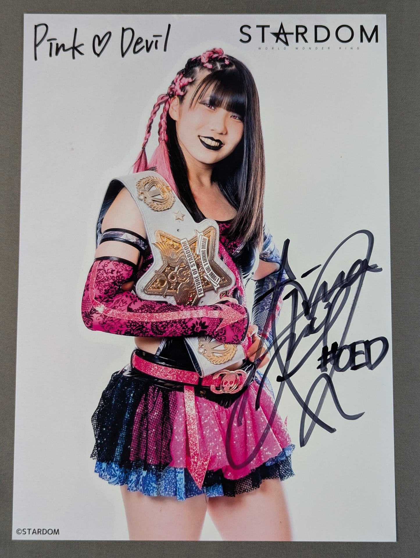 RINA  hand signed autograph  Starda Mu Pro-Photo (C-6)