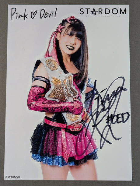 吏南 直筆サイン入り スターダムポートレート(C-6)