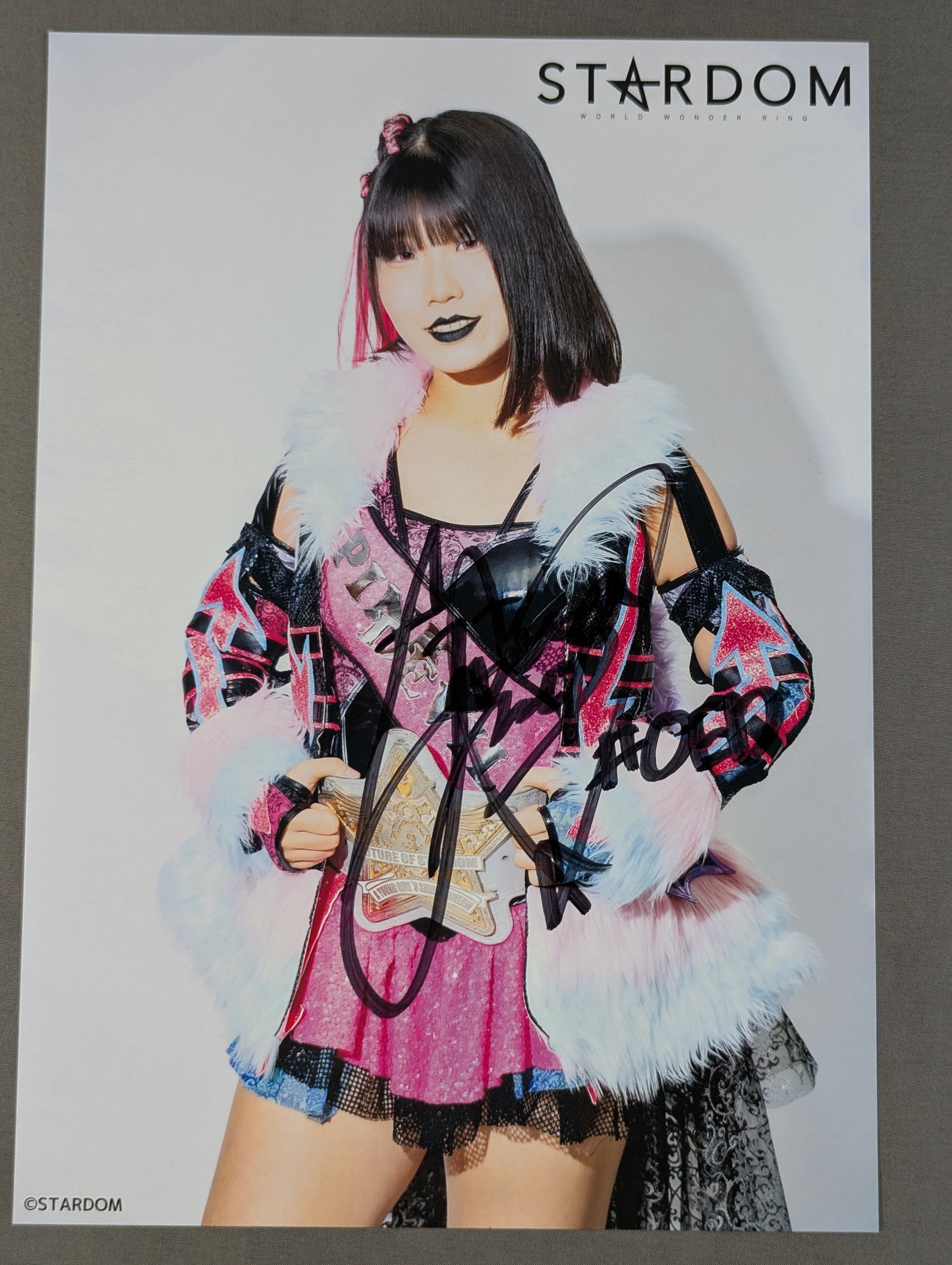 RINA  hand signed autograph  Starda Mu Pro-Photo (C-7)