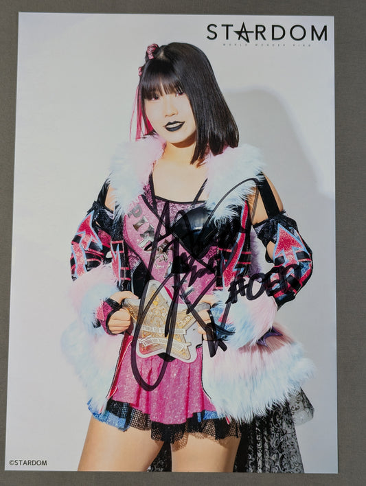 RINA  hand signed autograph  Starda Mu Pro-Photo (C-7)