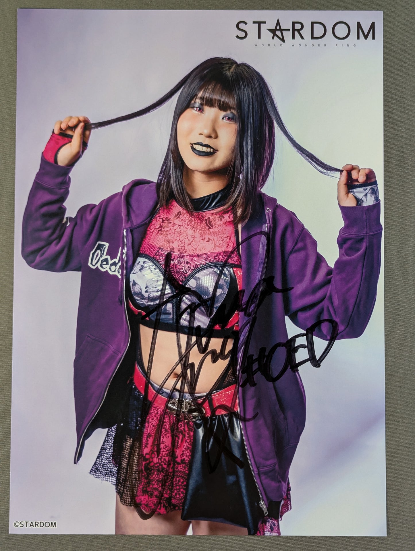 RINA  hand signed autograph  Starda Mu Pro-Photo (C-8)