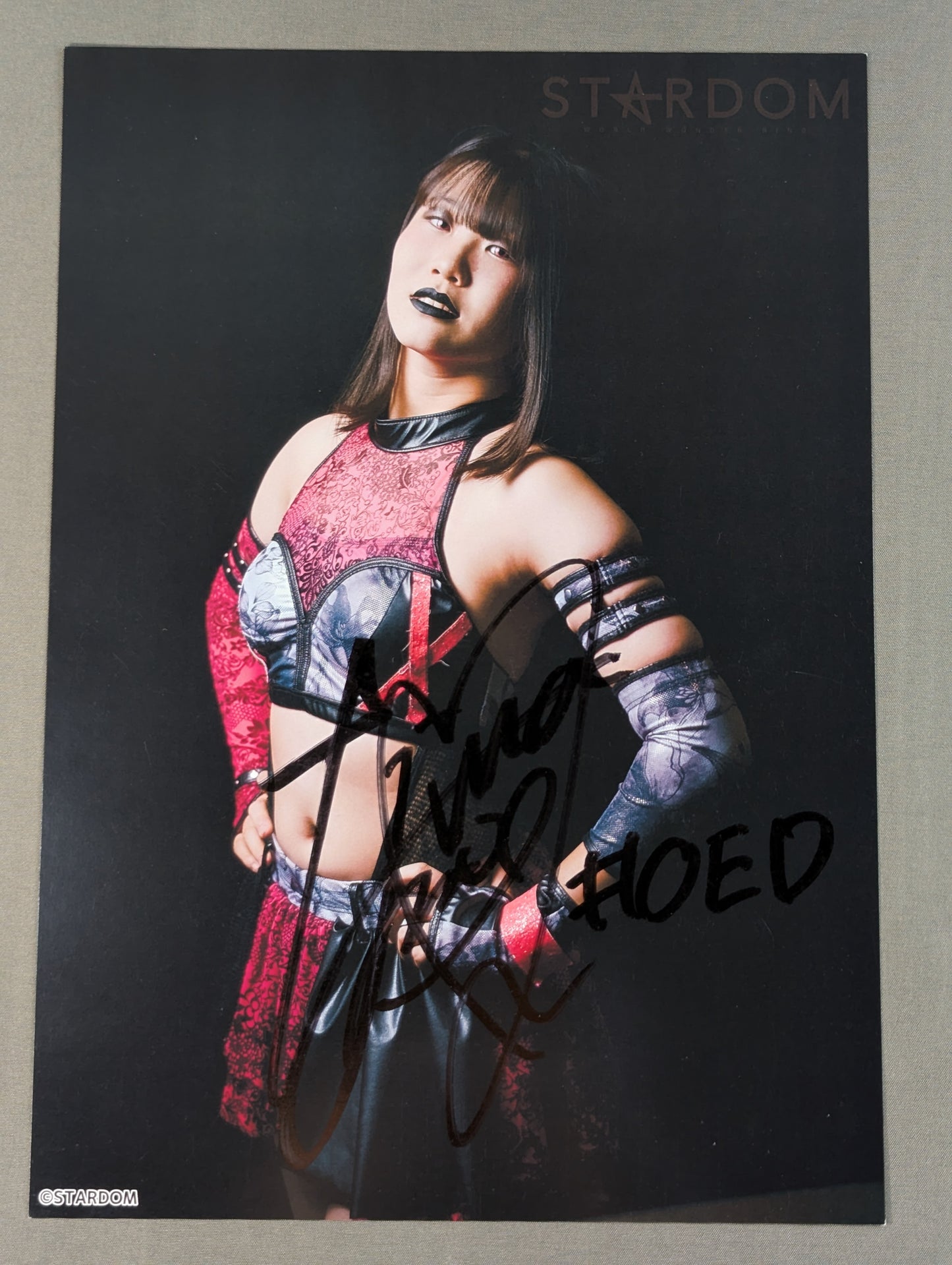 RINA  hand signed autograph  Starda Mu Pro-Photo (C-9)