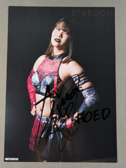 RINA  hand signed autograph  Starda Mu Pro-Photo (C-9)