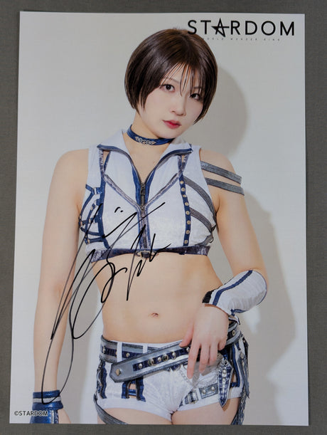 安納サオリ 直筆サイン入り スターダムポートレート(E-4)