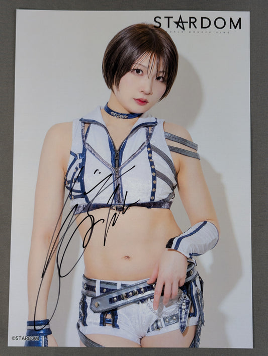 Saori Anou  hand signed autograph  Starda Mu Pro-Photo (E-4)