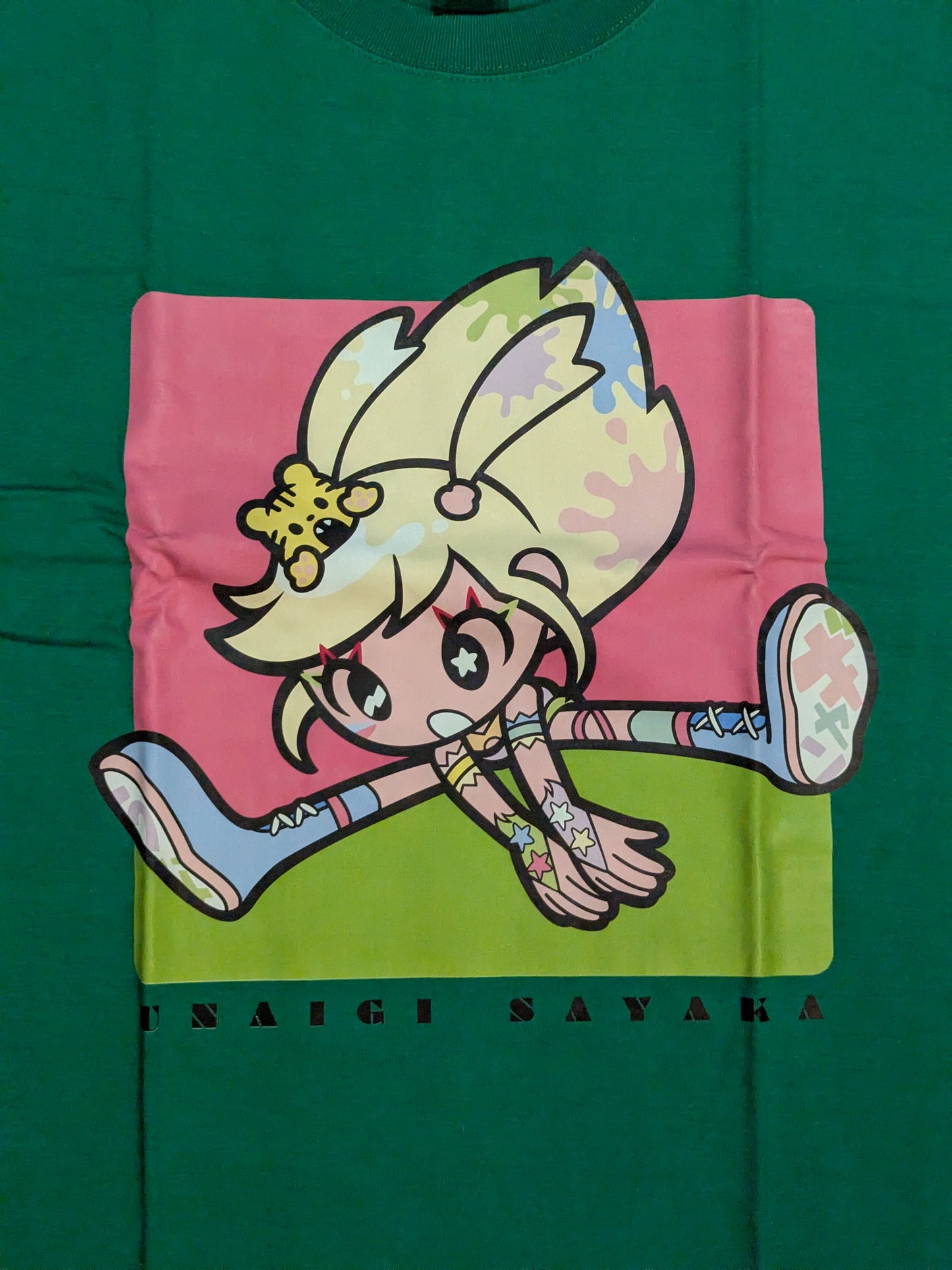 ウナギ・サヤカ「これ修羅」Tシャツ(グリーン)