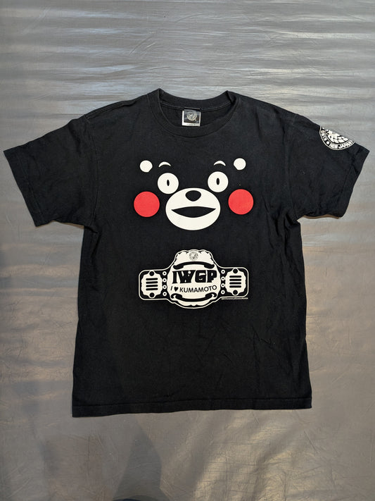 新日本プロレス「火の国」Tシャツ(くまモンバージョン)