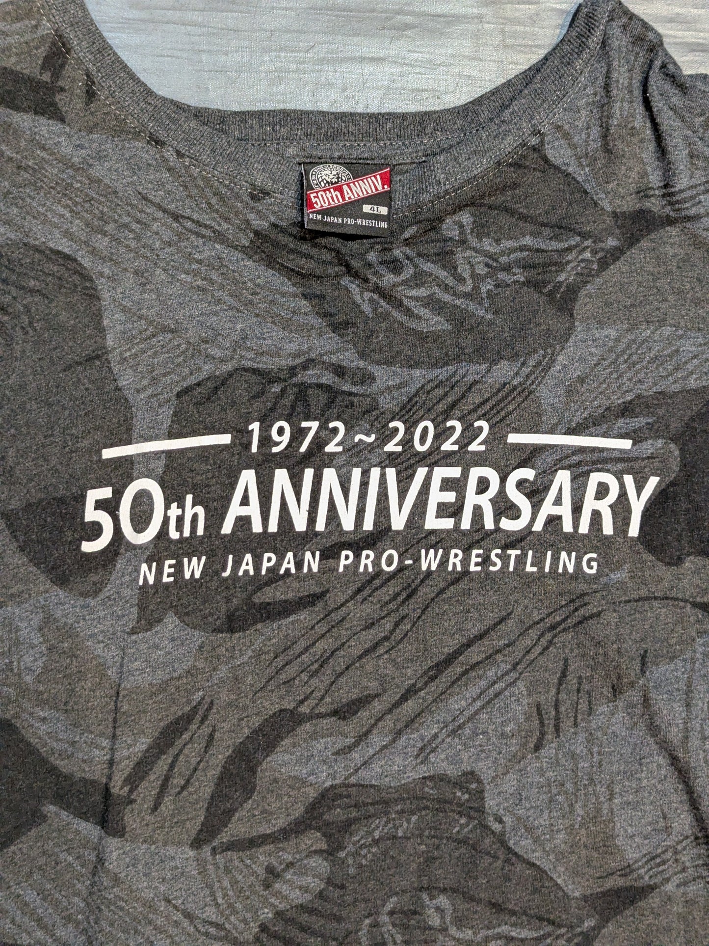 New Japan Pro Wrestling × Shimamura 50th ANNIVERSARY T-shirt